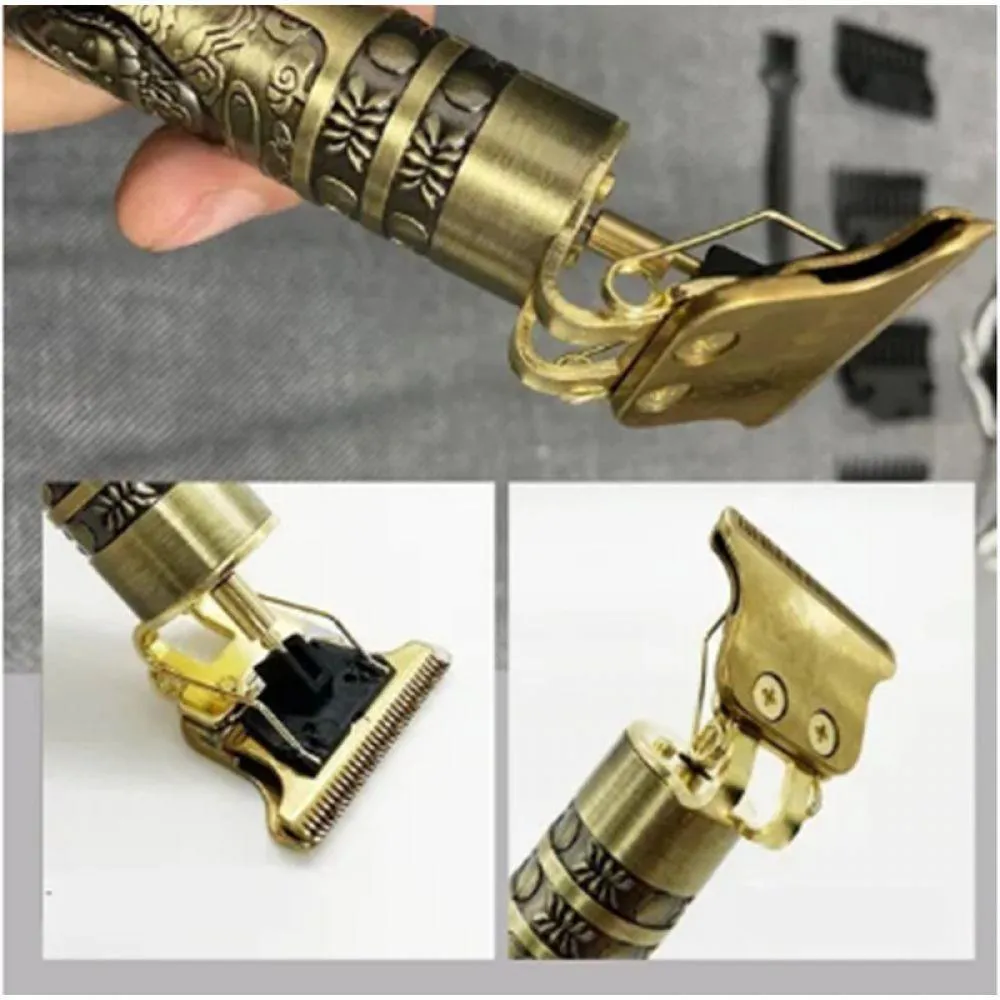 Máquina Corta Cabelo Recarregável Barbeador Usb Desenha
