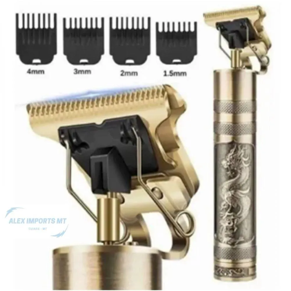 Máquina Corta Cabelo Recarregável Barbeador Usb de Salao