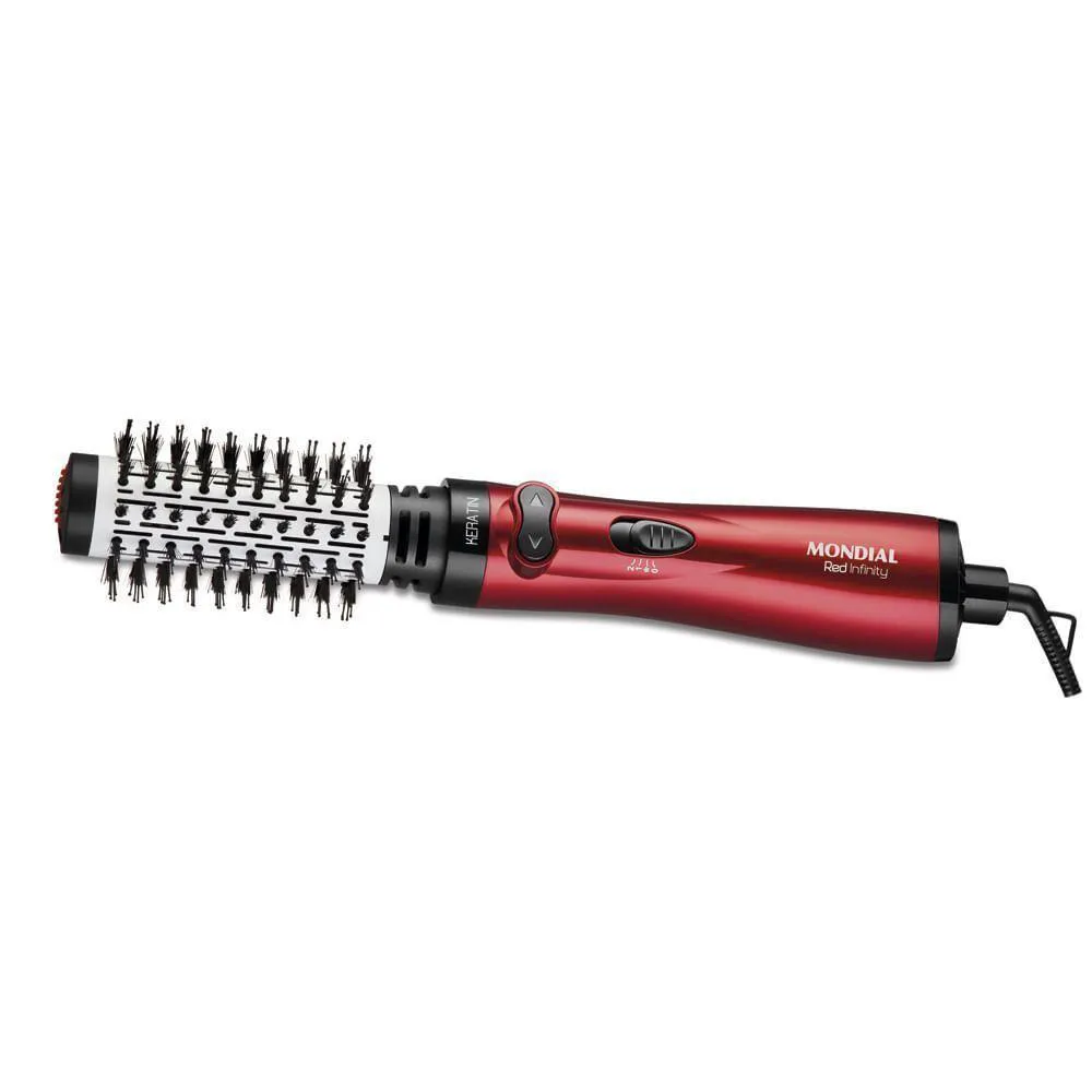Escova Rotativa Red Keratin Mondial Er-11-kr 127v/60hz .