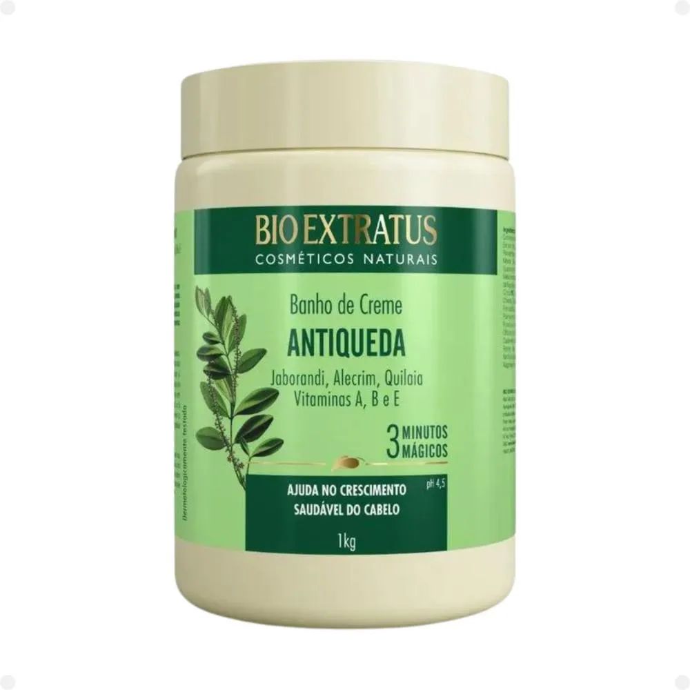 Banho de Creme Bio Extratus Antiqueda Jaborandi 1kg