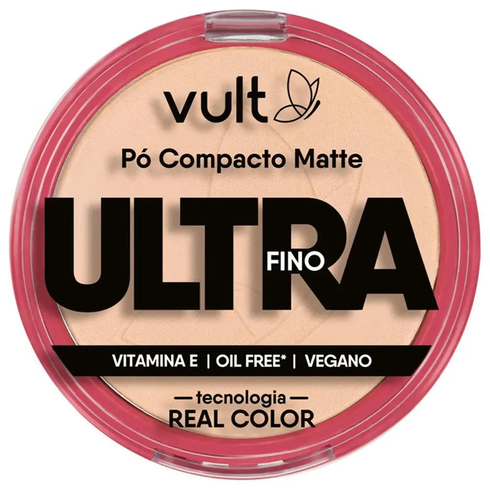 Pó Compacto Vult Matte Ultra Fino Cores 9g 410