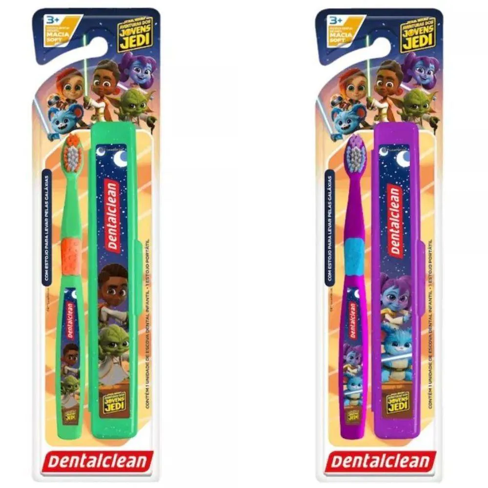 Escova de Dente + Estojo Young Jedi Escolar 3a - Dentalclear
