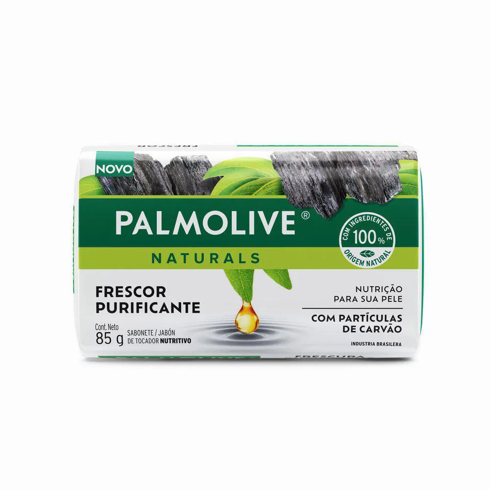 Sabonete Em Barra Palmolive Naturals Sensação Purificante 85G