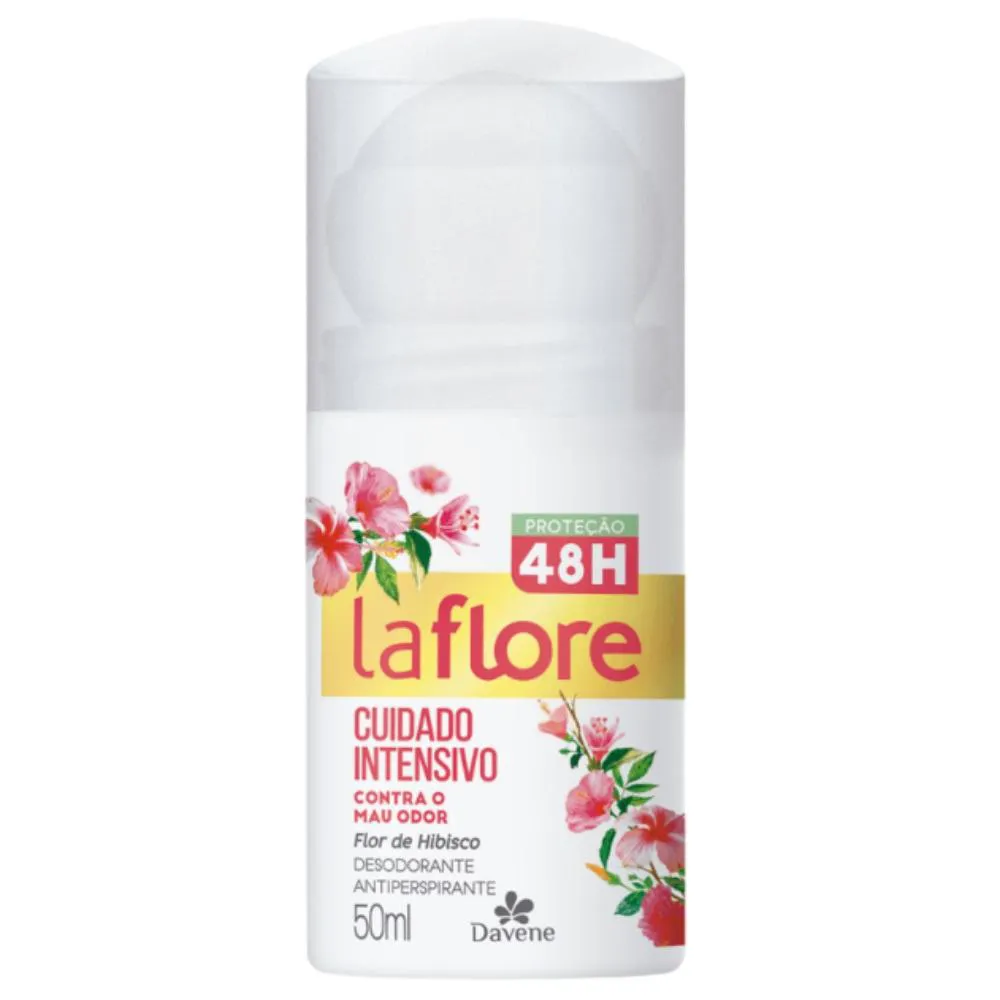Desodorante La Flore Roll On Flor de Hibisco 50ml Davene